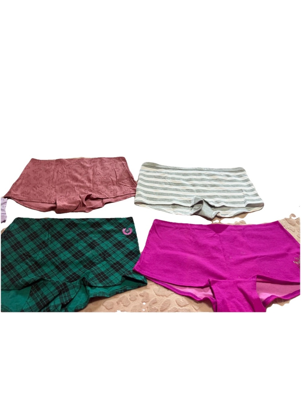 Victoria Secret NWT Women’s 4 Pairs Of Boy Shorts Underwear! 2XL